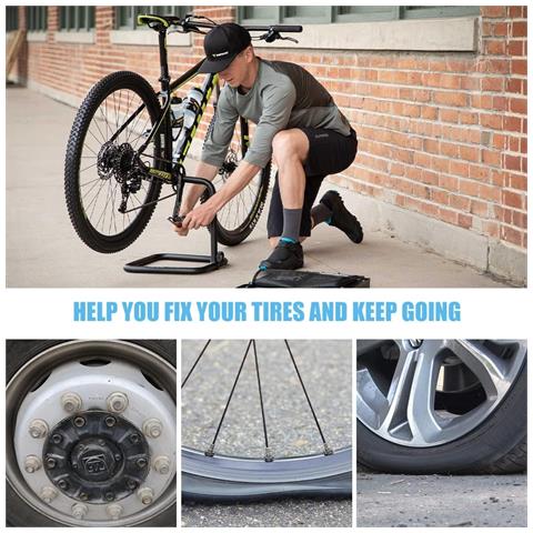 Kit Di Riparazione Per Pneumatici Forati Camere D'aria Riparazione Facile E Veloce - Foto 2