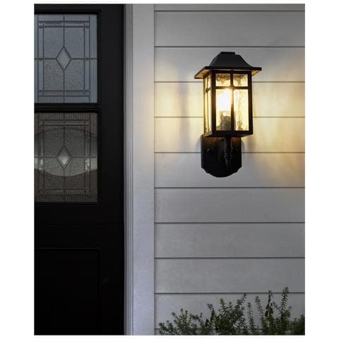 Applique A Per Esterni Alata Nero - Foto 1