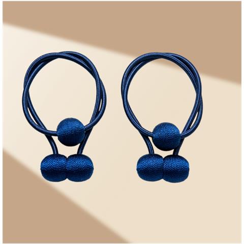 Fermagli Magnetici Per Tende, Nessun Trapano Richiesto, Stile Moderno Navyblue - Foto 3