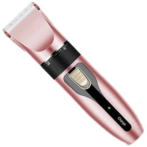 Kit Tagliacapelli Ricaricabile Con Mantella, Forbici E Modelli Per Lo Styling Pinkgold - Foto 2