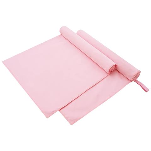 Asciugamani Sportivi 2 pcs Rosa 180 x 90 cm - Foto 1