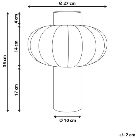 Lampada Da Tavolo Abens Legno Marrone Chiaro - Foto 7