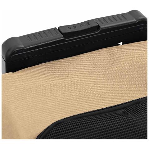 Carrello per Animali 3 in 1 Design Sabbia 48x32x (57-106) cm Tessuto Oxford - Foto 9