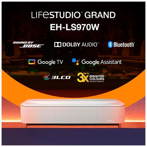 EH-LS970W 4000 ANSI lumen 3LCD UHD 4K (3840x2160) Bianco - Foto 2