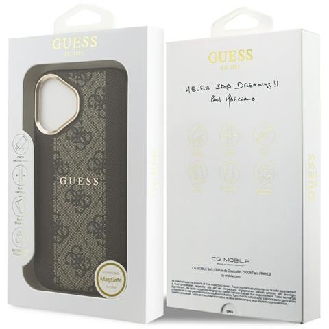 Custodia Per Iphone 17 Con Magsafe Marrone Guess - Foto 7