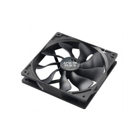 14cm APACHE Black, Ventilatore, Computer case, 14 cm, Nero, 12V, 2,5 cm - Foto 1