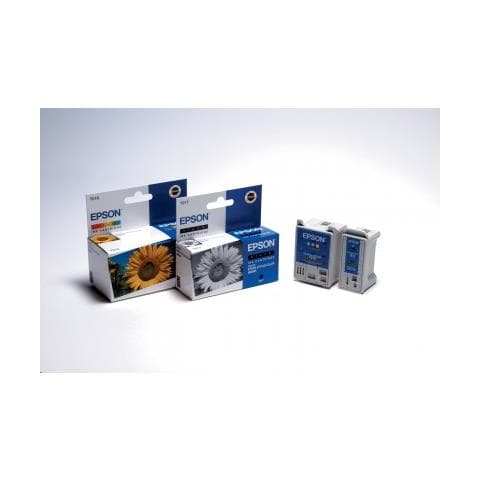 C13T018401 Cartuccia Ink Originale Ciano Magenta Giallo per Stylus Color 680 / 685 / 777 Capacità 300 Pagine - Foto 2