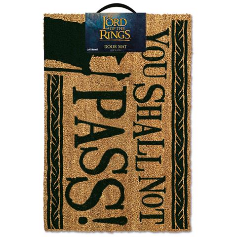 Lord Of The Rings (The) : You Shall Not Pass -Door Mat- (Zerbino) - Foto 1