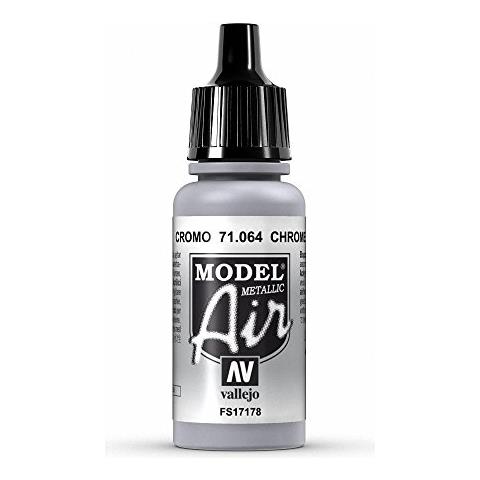 Model Air, Colore Acrilico, 17 Ml, Metallic Chrome - Foto 1