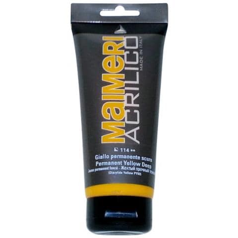 Acrilico Giallo Perm. Scuro Tubo Da 200ml. - Foto 1