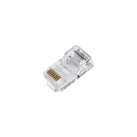 Confezione 100 Connettori 8 Poli Cat 5e Utp Non Schermato Rj45 - Foto 3