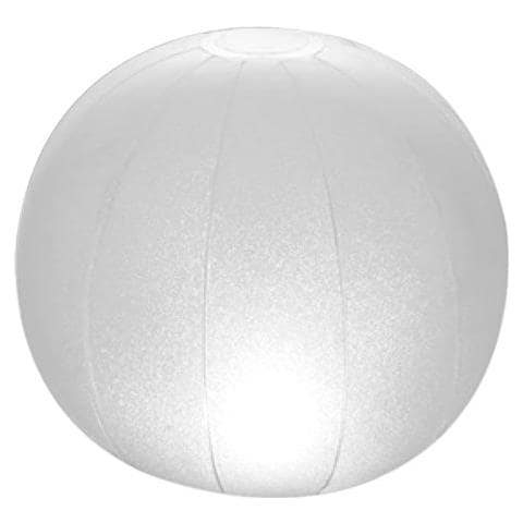 28693 - Luce Galleggiante Rotonda, Batterie, Vinile, Bianco, 23x22 cm - Foto 1