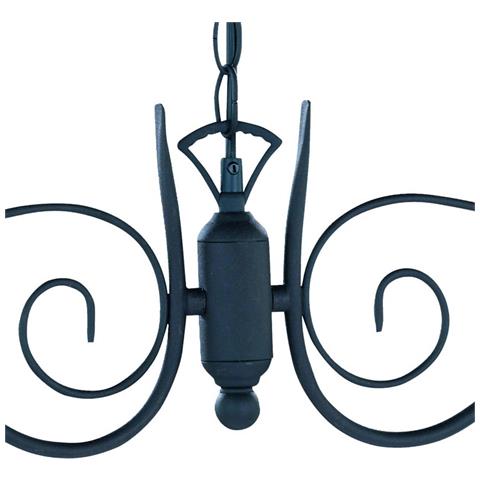 Lampadario Reality Trio Design Classico Country Style 2x Punti Luce Colore Alabastro - Foto 15