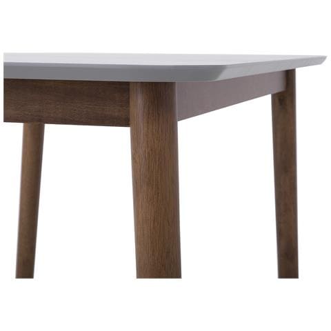 Tavolo Da Pranzo In Legno Grigio 118 X 77 Cm Modesto - Foto 27