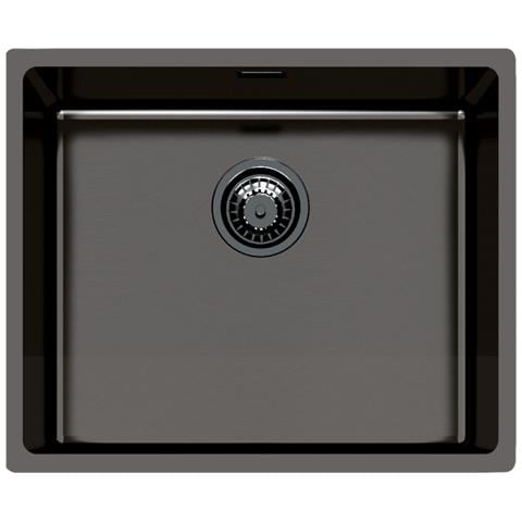 KE Filotop Gun Metal 2155 056 Lavello montato su piano Rettangolare Acciaio inox - Foto 1