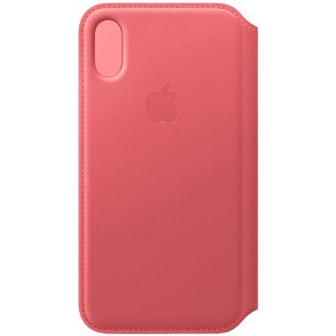 Custodia Folio In Pelle Per Iphone Xs - Rosa Peonia - Foto 1