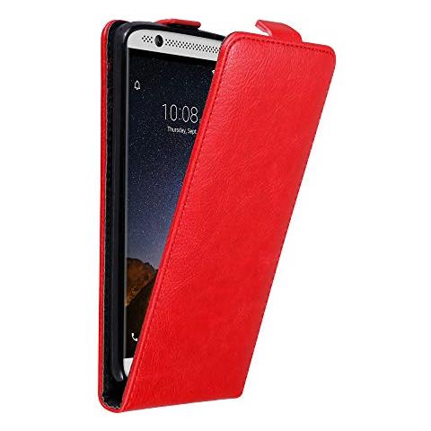 Custodia Compatibile Con Zte Axon 7 In Rosso Mela - Coperchio Protettivo In Design Flip Con Chiusura Magnetica - Foto 1