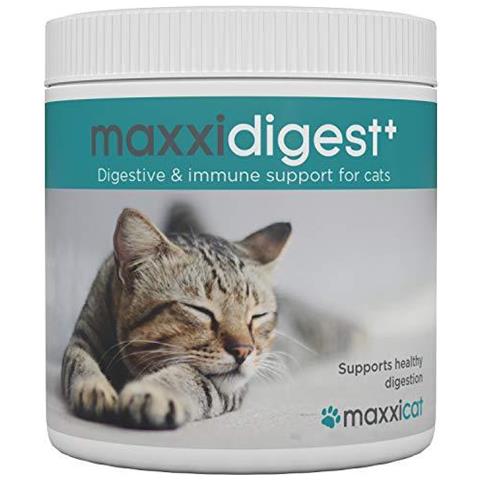 Maxxipaws Maxxidigest Apparato Digerente E Immunitario Supplemento Per Gatti Con Probiotici Prebiotici E Enzimi Digestivi - Powder 90 G - Foto 1