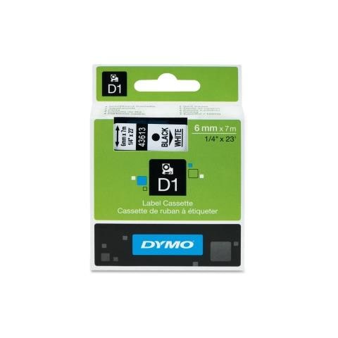Nastro etichetta 43613 - 6,35 mm Larghezza x 7,01 m Lunghezza - 1 Ciascuno - Poliestere - Trasferimento termico - Bianco - Foto 1
