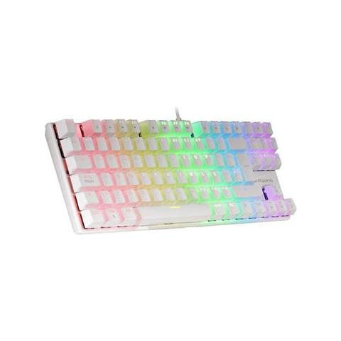Tastiera Gaming USB Meccanica MK80 Retroilluminata Colore Bianco (Layout Italiano) - Foto 2