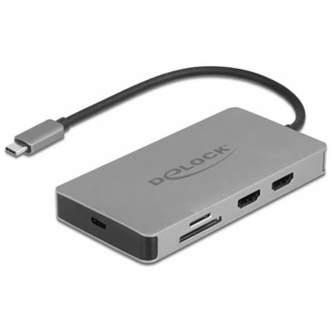 87004 Replicatore Di Porte E Docking Station Per Notebook Cablato Usb 3.2 Gen 1 (3.1 Gen 1) Type-c Grigio - Foto 1