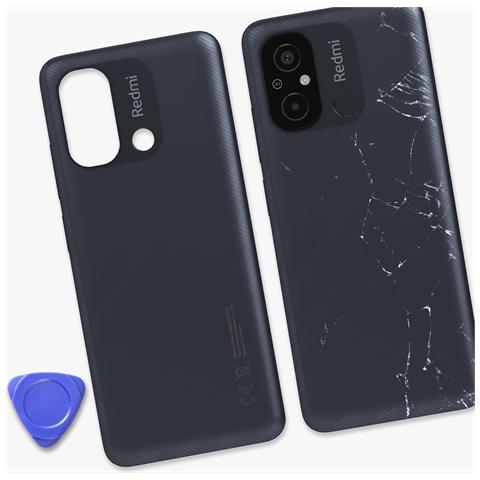 Vetro Posteriore Redmi 12c Originale Service Pack, Nero - Foto 2