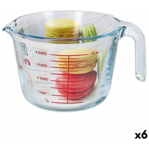 Caraffa Dosatrice Quttin 1 L Vetro (6 Unità) - Foto 1