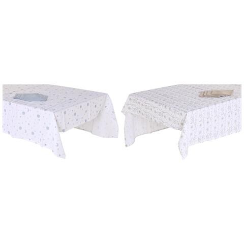 Tovaglia E Tovaglioli 150 X 150 X 0,5 Cm Azzurro Marrone Bianco (2 Unità) - Foto 1