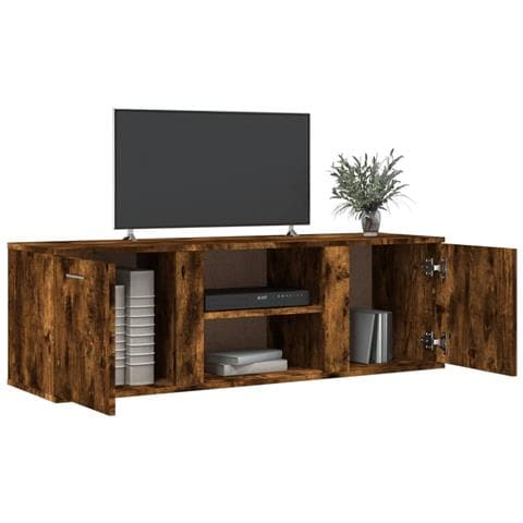 Mobile Porta Tv Rovere Fumo 120x34x37 Cm Legno Multistrato - Foto 3