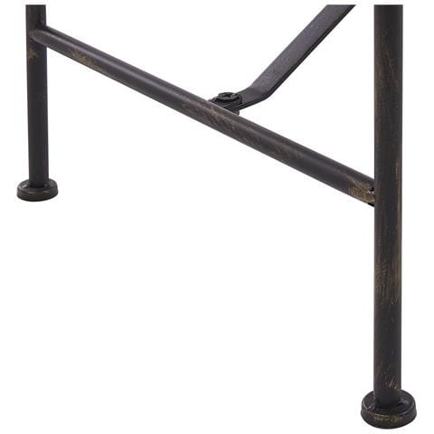 Panchina Da Giardino Milazzo 130 Cm Metallo Nero - Foto 13