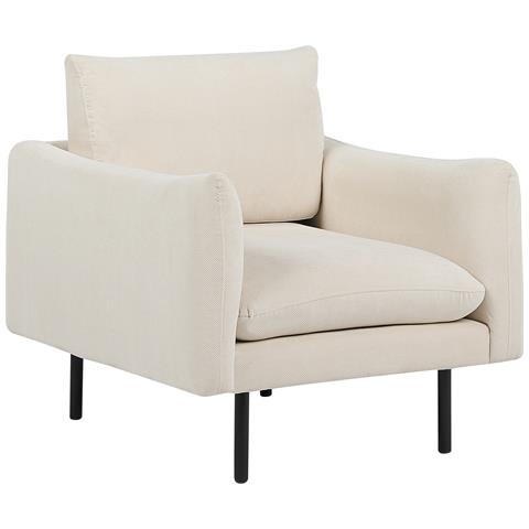 Poltrona Tessuto Beige Chiaro Vinterbro - Foto 2