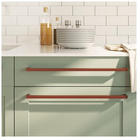 Maniglie Per Mobili 5pz Bronzo 480mm In Acciaio Inox - Foto 1