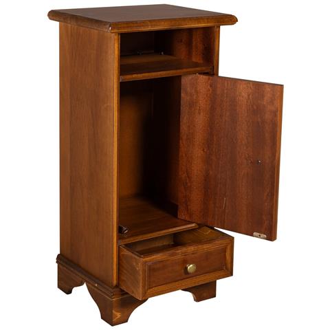 Mobile Multiuso Maria - Marrone - Legno - 36x29x75 Cm - Foto 2