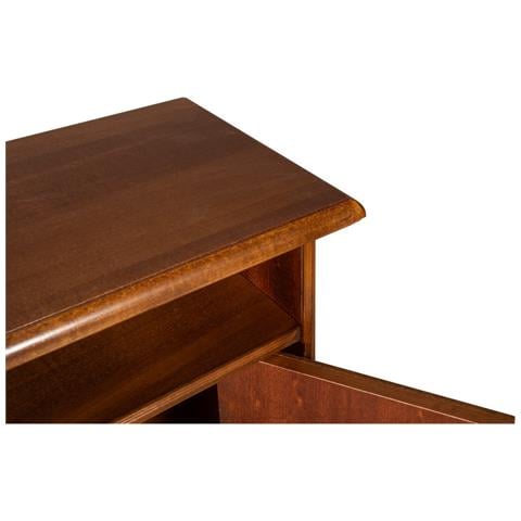 Mobile Multiuso Maria - Marrone - Legno - 36x29x75 Cm - Foto 3