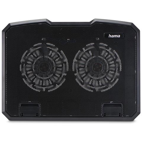 Black Metal base di raffreddamento per laptop 39,6 cm (15.6") Nero - Foto 1