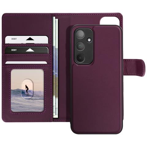 Custodia Per Samsung Galaxy A35 Con Cover Rimovibile, Viola - Foto 1
