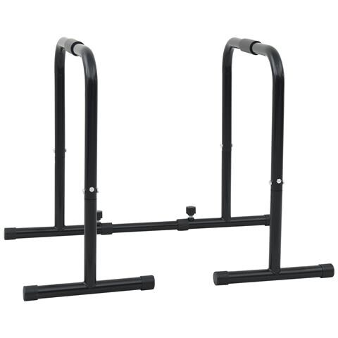 Barra Dip con Lunghezza Regolabile, Capacità di 300 kg, 96-117x67x75 cm in Acciaio - Foto 1