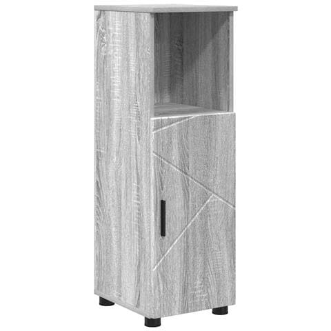 Mobile da Bagno Grigio sonoma 30 x 35 x 95 cm Legno multistrato - Foto 1