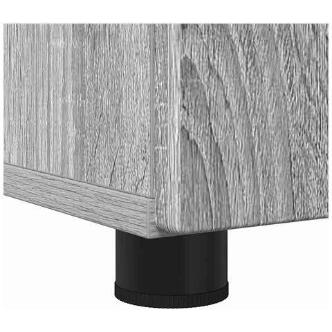 Mobile da Bagno Grigio sonoma 30 x 35 x 95 cm Legno multistrato - Foto 9