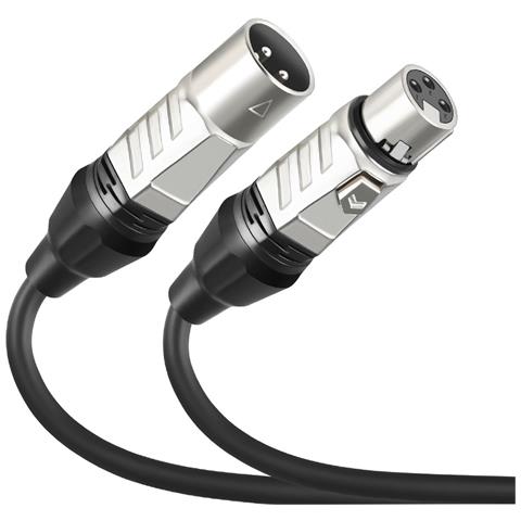 Cavo Xlr Per Microfono Live - Cavo Microfono Maschio-femmina Per Mixer, Amplificatore, Altoparlante Silver 1,5 Milioni - Foto 2