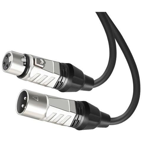 Cavo Xlr Per Microfono Live - Cavo Microfono Maschio-femmina Per Mixer, Amplificatore, Altoparlante Silver 1,5 Milioni - Foto 4