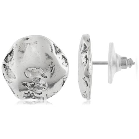 Orecchino A Bottone Eclipse In Argento - Foto 1