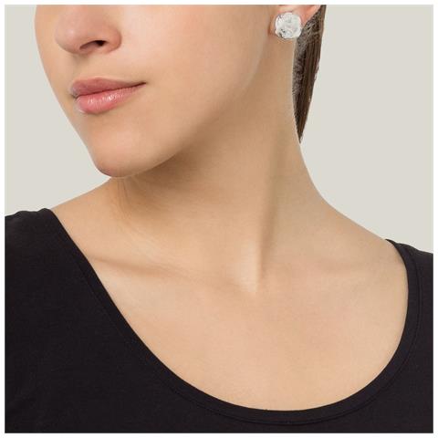 Orecchino A Bottone Eclipse In Argento - Foto 2