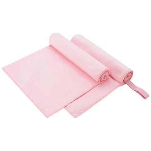Asciugamani Sportivi 2 pcs Rosa 100 x 50 cm - Foto 1