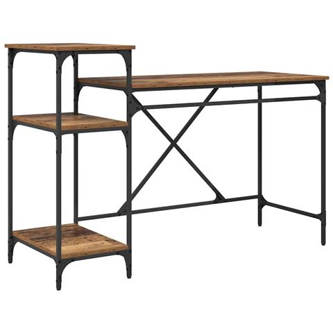 Scrivania Legno vecchio 135 x 50 x 90 cm Legno multistrato - Foto 1