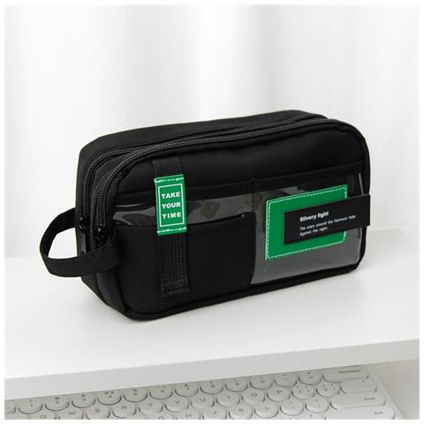 Astuccio Oxford A Doppia Faccia - Grande Capacità, Design Minimalista, Portatile Con Maniglia - Foto 2