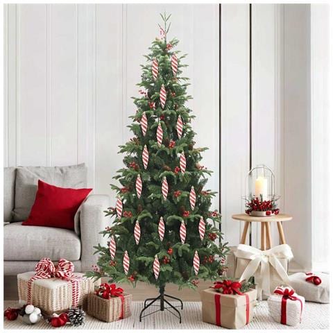 Palla a spirale di Natale 40 pcs Rosso Plastica - Foto 2