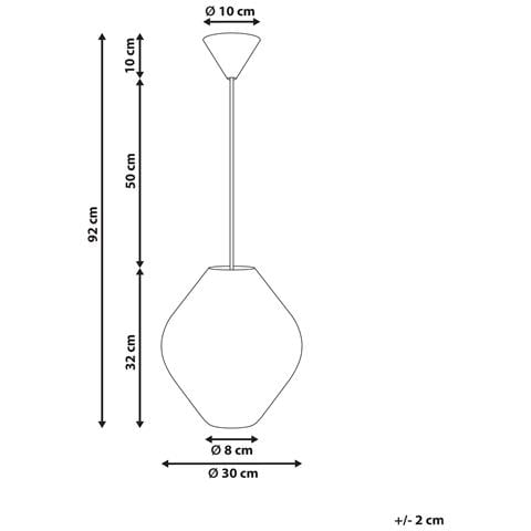 Lampadario Alme Tessuto Nero - Foto 7