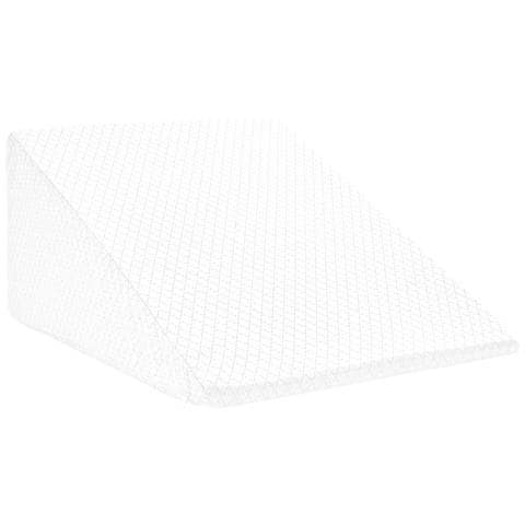 Cuscino per Gambe Bianco 60 x 50 x 30 cm Schiuma Memory - Foto 1