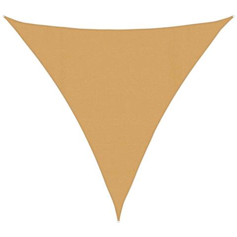 Vela Parasole 160 g /m² Triangolare Sabbia 4,5x4,5x4,5 m in HDPE - Foto 1